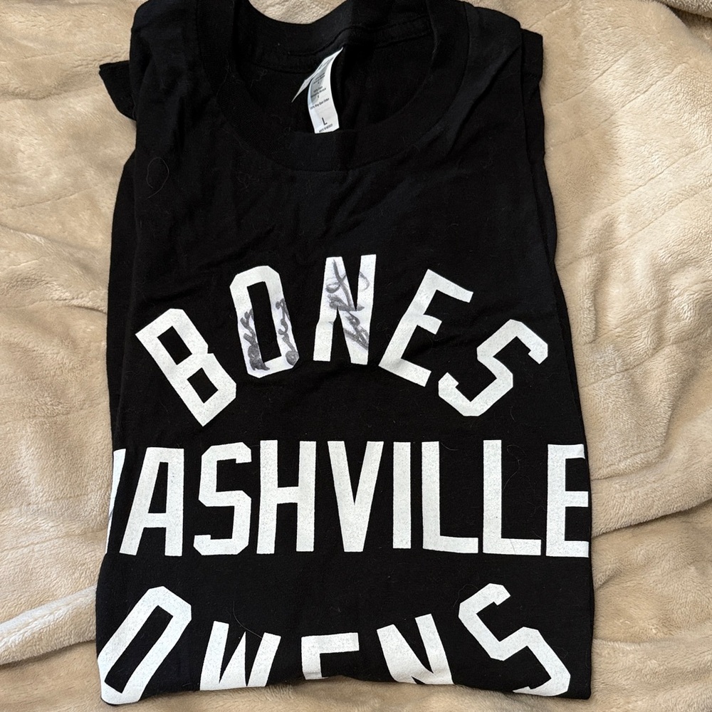 BONES OWENS SIGNED T